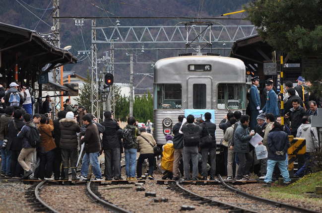 最終日の松代駅