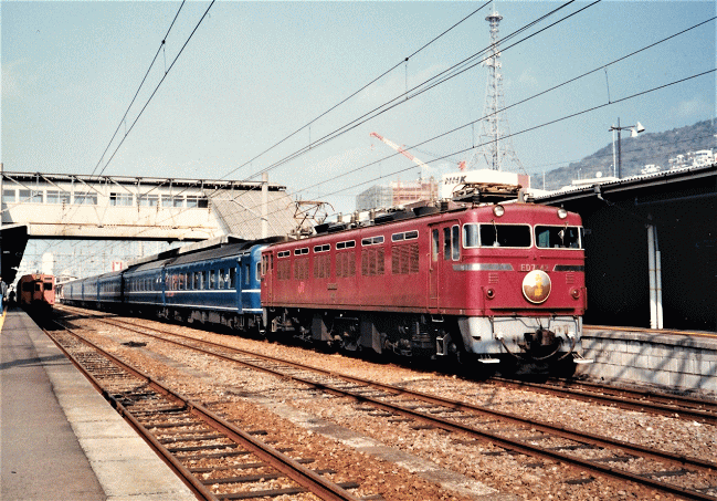 寝台特急「みずほ号」(長崎駅にて)