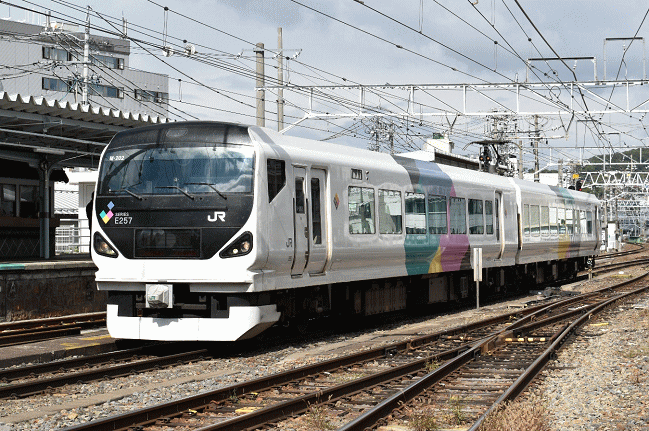 E257系が松本車両センターへ入庫