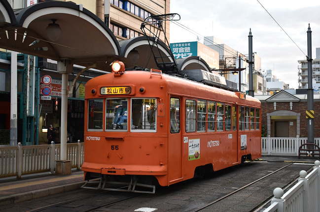 伊予鉄道のモハ55