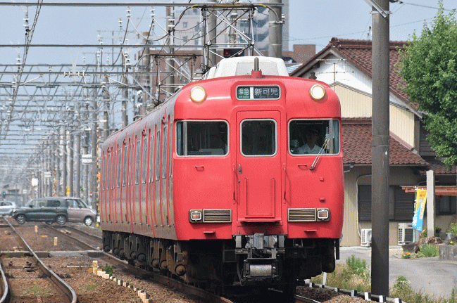 名鉄6000系初期車による準急列