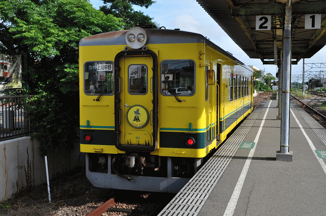 いすみ鉄道のムーミン列車