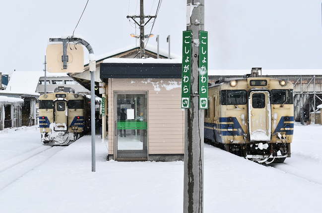 冬の五所川原駅