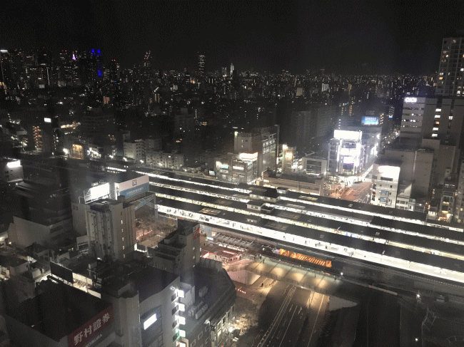 中野サンプラザから見た夜景