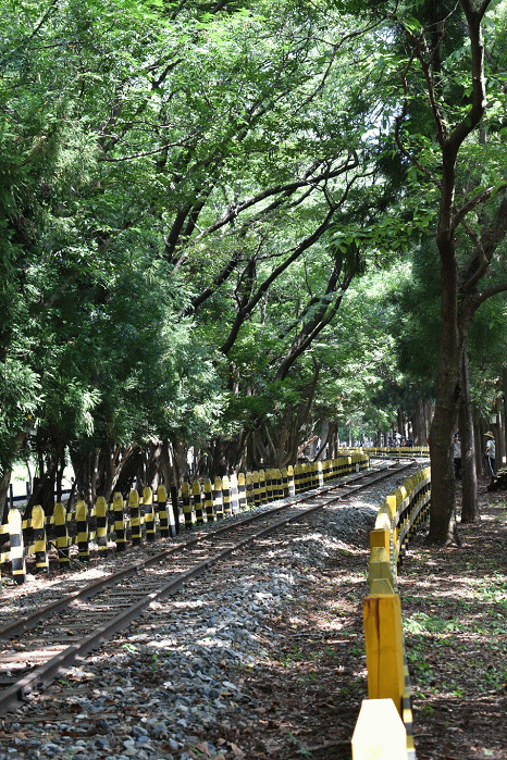 「なかよし鉄道」の終点付近