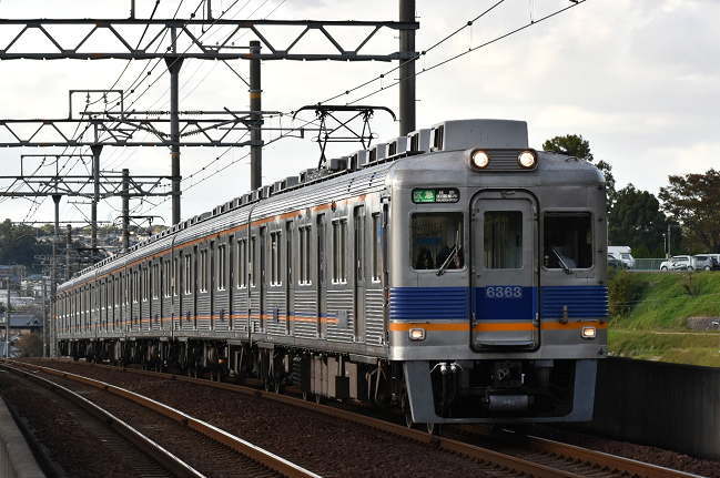 6300系（美加の台駅）