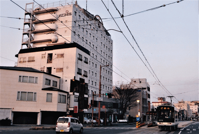 オリエントホテル高知の外観