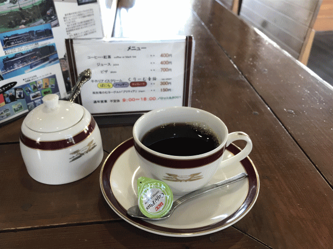 ノロッコ＆8001のホットコーヒー