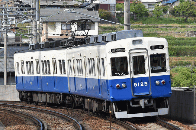 50形復刻塗装の5100系