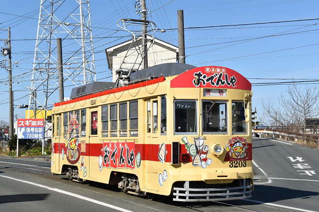おでんしゃ（豊橋駅前行回送車）