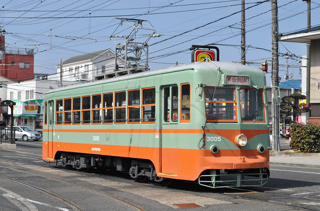 岡山電気軌道の3005号