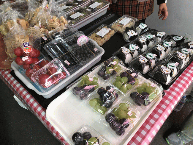 出雲坂根駅の臨時売店「延命の里」で売られているもの