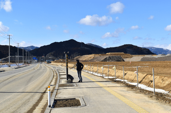 奇跡の一本松バス停