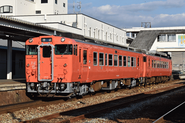 芸備線普通列車広島行キハ４０