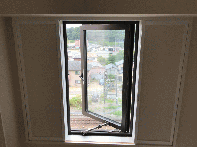 パシフィックホテル白石の窓