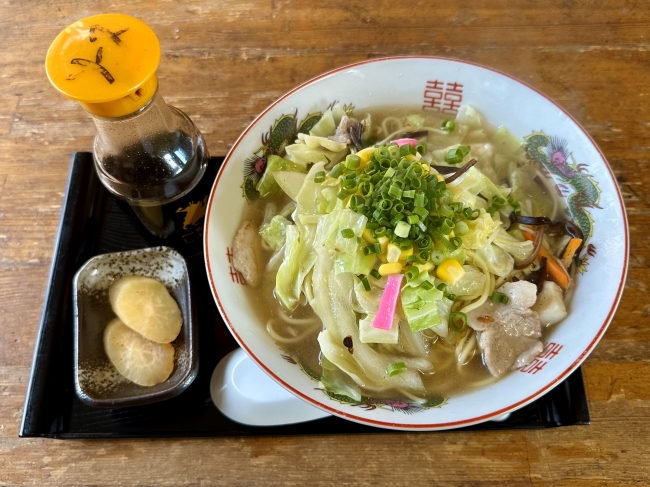 観光SL会館ぽっぽ亭の和風ちゃんぽん