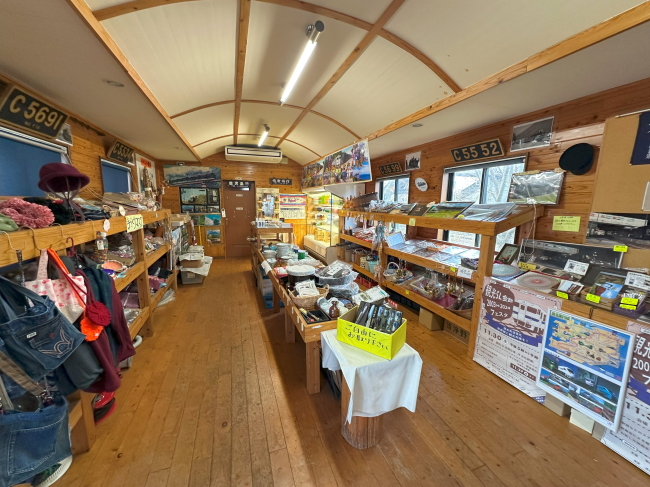 観光SL会館ぽっぽ亭の物販・お土産物