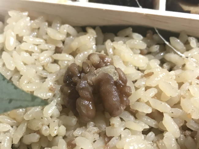 一の重の胡桃御飯