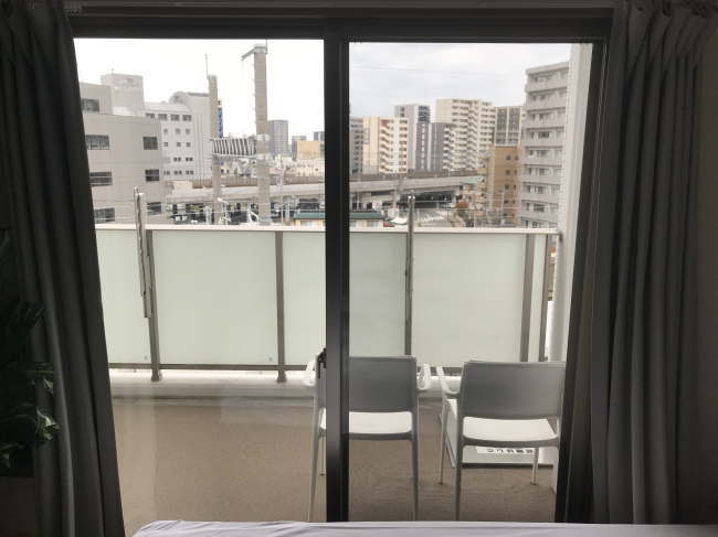 レジデンスホテル博多5の窓辺の景色