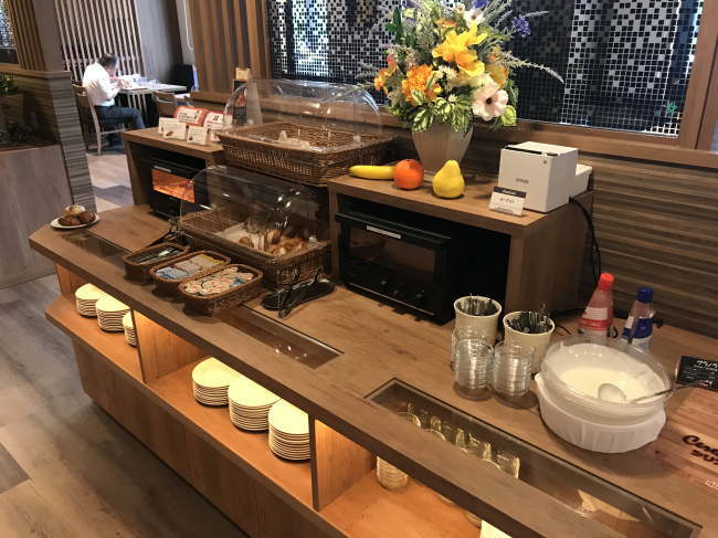 ホテルルートイン米子の朝食バイキング