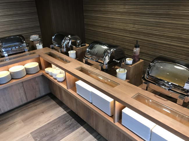 ホテルルートイン米子の朝食バイキング