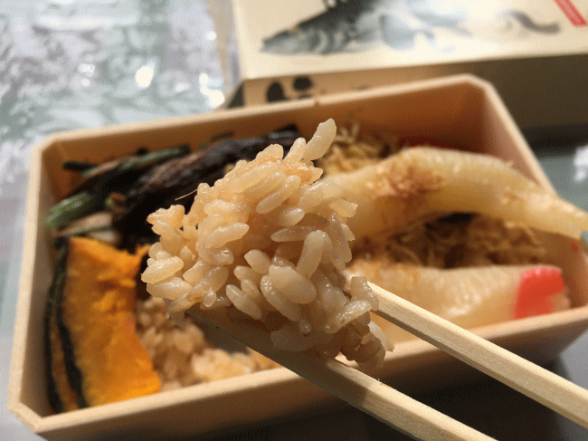にしんおやこ弁当のご飯