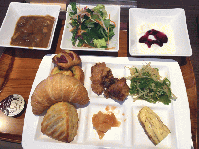 スーパーホテル鹿嶋の朝食バイキング