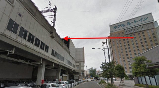 ホテルルートイン盛岡駅前の外観