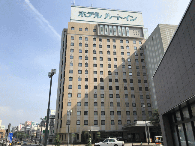 ホテルルートイン盛岡駅前の外観