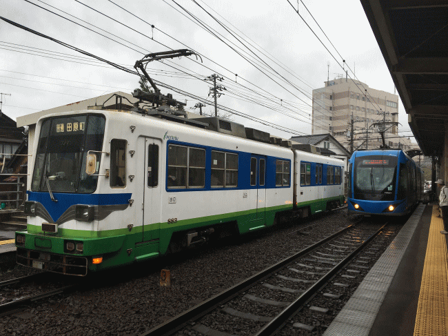 西鯖江駅から見たサバエ・シティーホテル