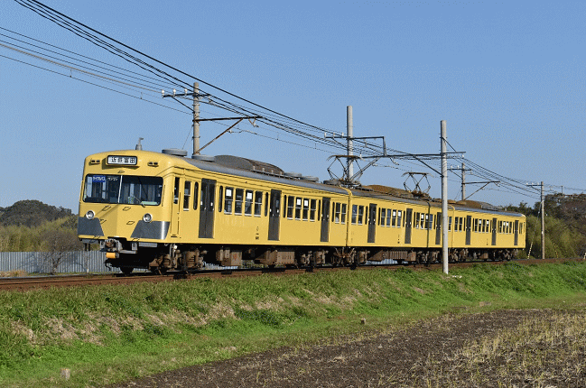 801系805F編成西武色復刻車両