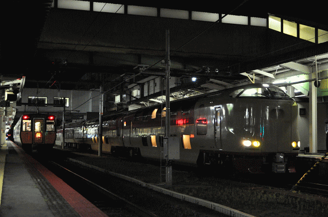 米子駅のサンライズ出雲