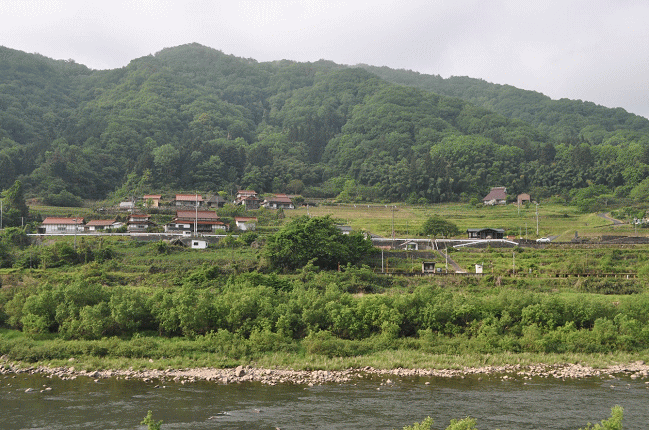 三江線の信木駅周辺