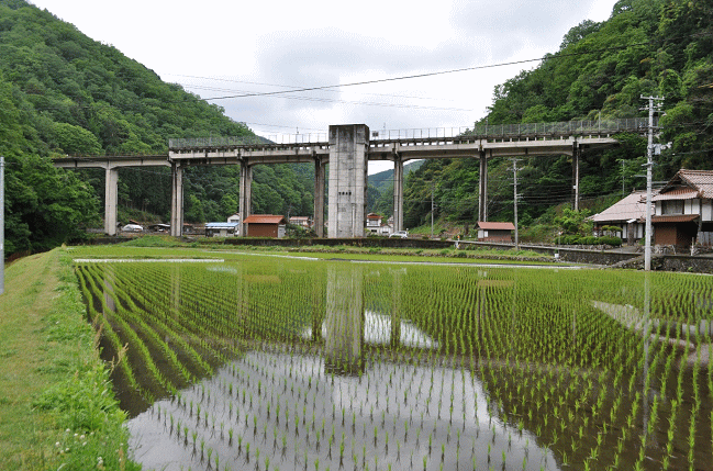 宇都井駅の外観