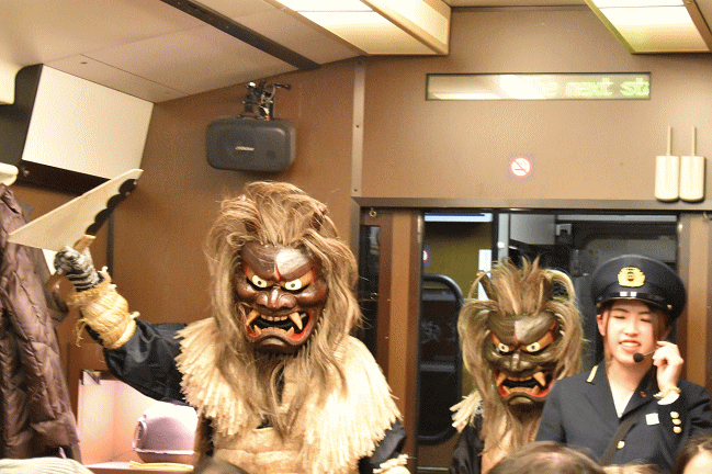 三陸鉄道のなもみが登場