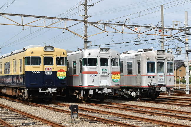 3000系復刻塗装車、3000系トップナンバー、2000系アルミ車