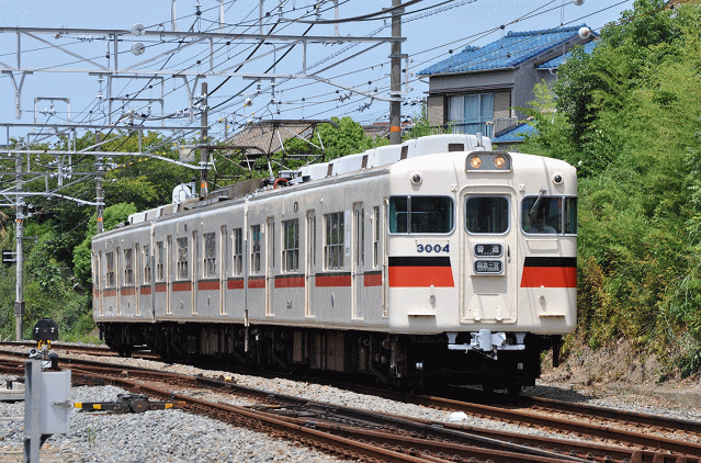 1967年製の、3000系の初期の車両
