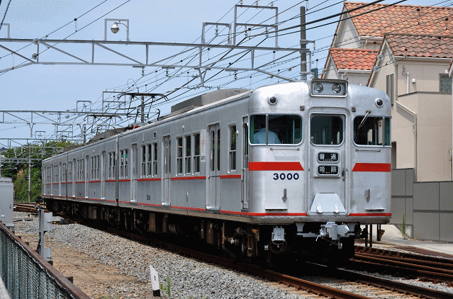 1964年製造の、最古参の3000系
