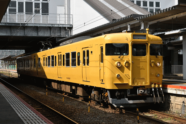 115系2連は下関総合車両所の管轄