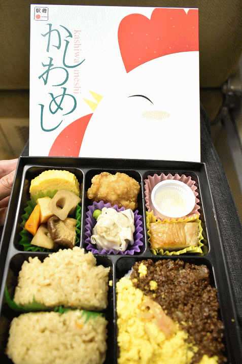 新山口駅で購入したかしわめし