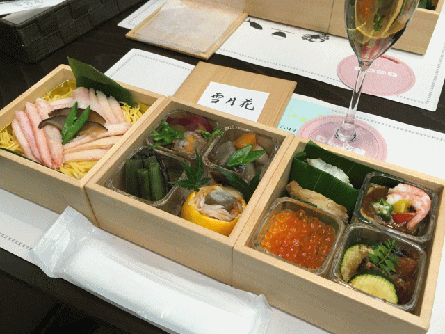 雪月花の月コースの和食