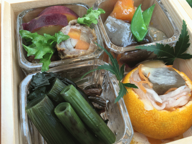 雪月花の月コースの和食の二の重