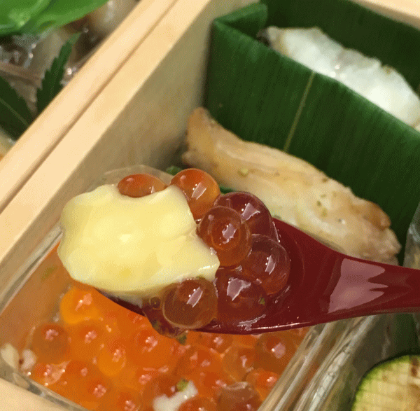 雪月花の月コースの和食の三の重の茶碗蒸し