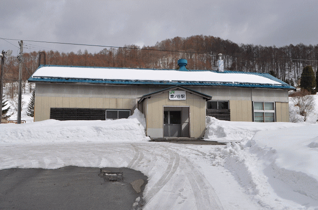 鹿ノ谷駅の外観（2017年3月）