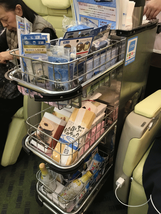 特急しまかぜの車内販売