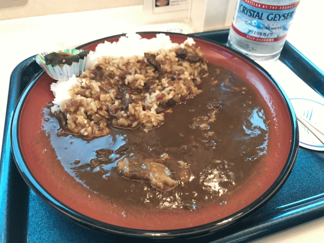 しまかぜの食事・松阪牛カレー
