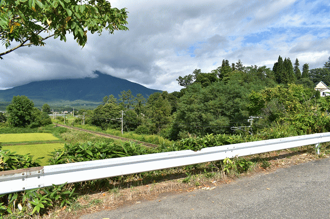 黒姫駅付近の国道18号線の陸橋の撮影地