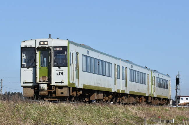 キハ110系時代の快速「あがの」会津若松行