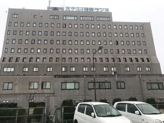 信州健康ランドの客室配置図