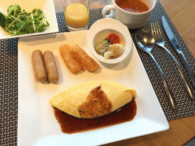 ストリングスホテル名古屋のオムレツ